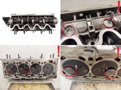 Sylinterikansi Fiat Opel SAAB 55193091 1.9 JTD 8V 4