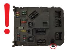 Ohjausyksikkö BSI F02-00 9649811480 S118085200H PSA Siemens 1274