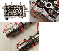 Sylinterikansi Toyota Aygo 1KR 1611541580 1.0 12v C1 107 2