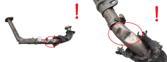 Egr-putki 161855 96481236 2.2 HDI Citroen C5 Peugeot