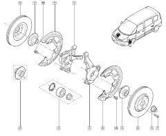 Ohjausnivelet Etu Oikea Renault Espace IV Vel Satis 8200322079