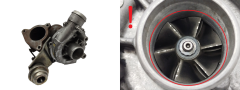 Turboahdin 9644384180 0375F9 2.0 HDI 16v Garrett Citroen C8 807 Peugeot