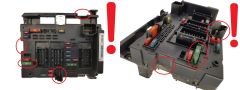 Ohjausyksikkö BSM B3 9650664080 PSA Delphi 1302