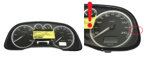 Nopeusmittari Peugeot 307 9636708880 C 03 49342