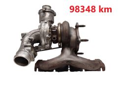 Turboahdin VW Audi Seat Skoda 2,0 TFSI 06H145702Q 98348 km