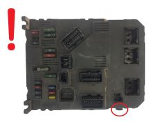 Ohjausyksikkö BSI E02-00 S118085210D 9645747480 PSA Siemens 1829