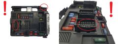 Ohjausyksikkö BSM B3 9643498880 S118470003G PSA Siemens 2096