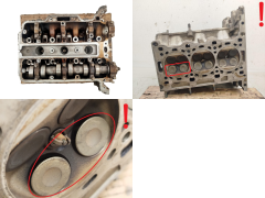 Sylinterikansi Opel 90400233 1.0 12V Z10XE 2