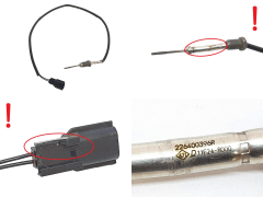 Pakokaasun Lämpötila-anturi 226400396R Master 3 Movano 2 2.3 dCi