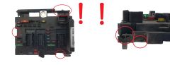 Ohjausyksikkö BSM B3 9650664080 PSA Delphi 2107