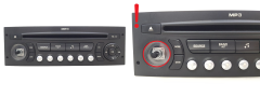 Radio Cd Mp3 Soitin Citroen Peugeot 96633422XT A2C53119559