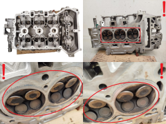 Sylinterikansi Citroen Peugeot 9671871510 1608519180 1.2 VTI 2