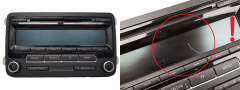 Radio-CD-soitin VW 1K0035186AQ 7642272360 Bosch