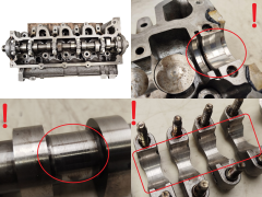 Sylinterikansi Renault Nissan 949716F0 110410442R 1.5 DCI 5