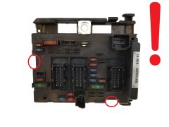 Ohjausyksikkö BSM B3 9646405280 PSA Delphi 1220
