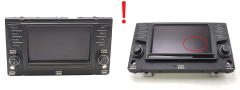 Radionäyttö Navi Volkswagen 3G0919605D ABT Std2 Nav