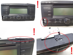 Radio-CD-soitin Skoda Octavia 2 1Z0035156C Audience MP3