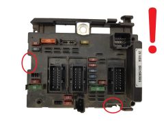 Ohjausyksikkö BSM B2 9650664180 PSA Delphi 1482