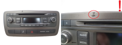 Radio-CD-soitin Seat Ibiza 4 IV 6J0035156 AZU
