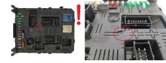 Ohjausyksikkö BSI 2004 H01 9663510180 PSA Johnson Controls 1621