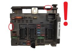 Ohjausyksikkö BSM B3 9650664080 PSA Delphi 1232