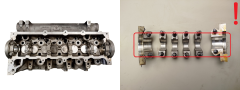 Sylinterikansi Renault 2968F2 110415795R 7701477400 1.5 DCI Siemens