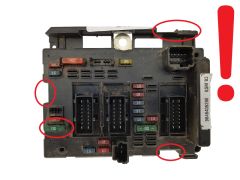 Ohjausyksikkö BSM B3 9646405280 PSA Delphi 1285