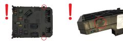 Ohjausyksikkö BSI E02-00 9650584680 S118085220B PSA Siemens 1681