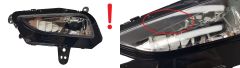 Halogeenivalo Vasen Alkuperäinen 1004003L Opel Mokka