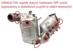 Katalysaattori DPF 8201727028 208A06131R 2.0dCi Renault