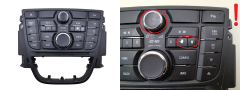 Ohjauspaneeli Radio Opel Meriva B 13362776 CD400