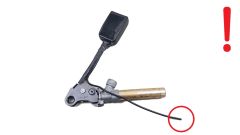 Turvavyön kiinnitin Etu Vasen 036800 G 8972WQ Citroen Xsara