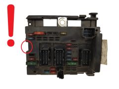 Ohjausyksikkö BSM B3 9646405280 PSA Delphi 1221