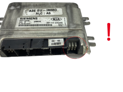 Ohjausyksikkö 39110-2X046 5WY1340B SIMK42 KIA Siemens 55185