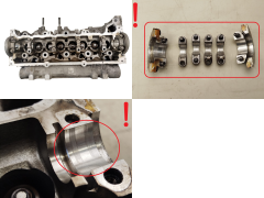 Sylinterikansi Renault Nissan 7760 F2 7701473181 1.5 DCI