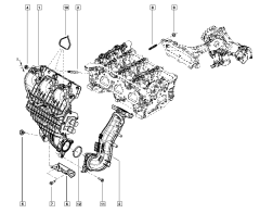 Tiiviste, tiiviste Uusi Alkuperäinen Renault Nissan 1.4 8v 1403500Q0K
