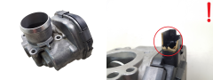 Kaasuläpän venttiili Citroen Peugeot 9673534480 1.6 HDI Delphi 2686