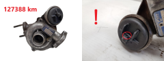 Turboahdin Opel Fiat 54359700005 54351014808 3554359700005 127388 km