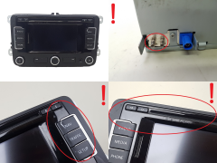 Autosoitin Navi Volkswagen 2K0035279B RNS 315 EU