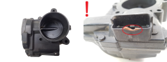 Kaasuläpän venttiili V757669780-02 A2C53279370 PSA Mini 1527