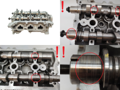 Sylinterikansi 1642R-8 110419670R 0.9 TCE H4B Dacia Renault S81
