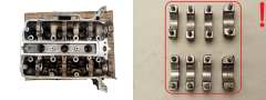 Sylinterikansi Opel 90400233 1.0 12V Z10XE