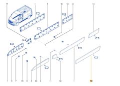 Ovenlista Vasen Uusi Alkuperäinen 828212211R Renault