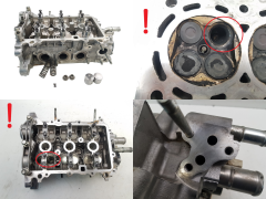Sylinterikansi 1.0 VVti 1KR742 EGR Toyota IQ 11101-40031