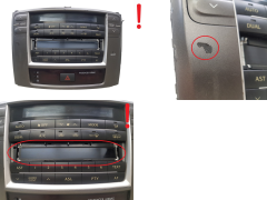 Ohjauspaneeli Radio A/C Lexus IS 758950