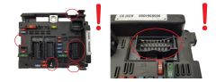 Ohjausyksikkö BSM B3 9650664080 PSA Delphi 2644