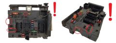 Ohjausyksikkö BSM B2 9650664180 PSA Delphi 1644