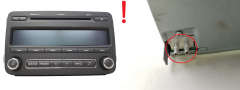 Radio Cd Mp3 Soitin Skoda Fabia Roomster 5J0035161C DE2-633 Swing Delphi