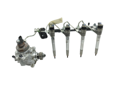 Polttoainepumppu ja suuttimet 0445011500 0445110896 2.0 DCI Renault 18000km