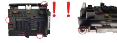 Ohjausyksikkö BSM B3 9650664080 PSA Delphi 2254